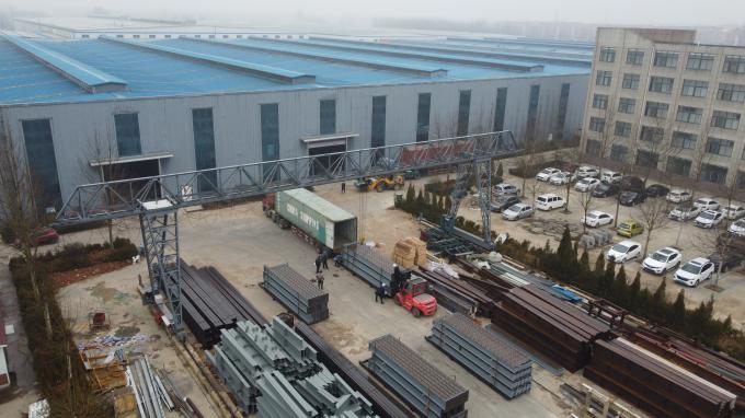 Q355B Estructura prefabricada de acero Estructura de acero de almacén 8