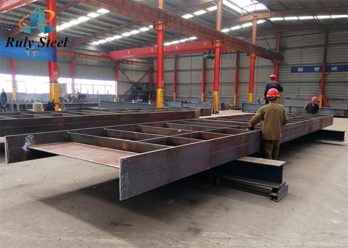 4000 m2 de estructura prefabricada de acero almacén de secciones H de acero 1