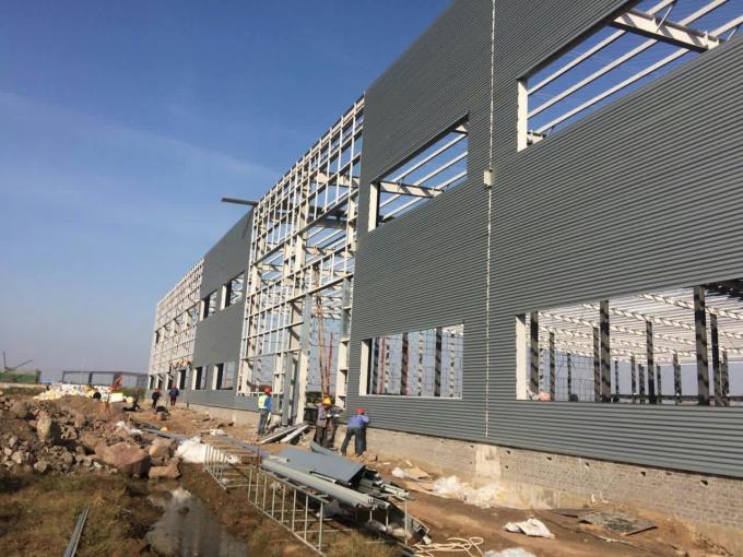 Cuadro de portal Edificio de acero de varios pisos Construcción de acero ligero 2