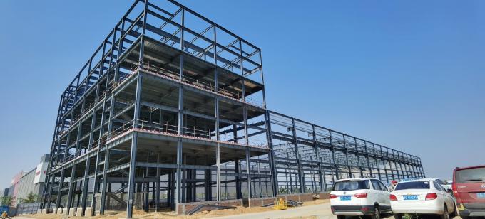 Estructura de acero prefabricada rígida Estructura de metal prefabricada Almacén 0