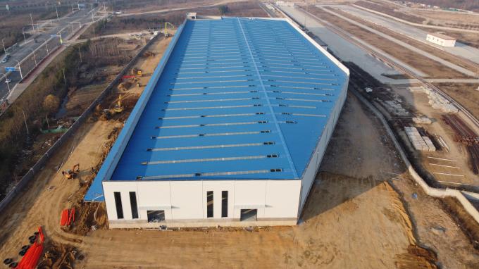 Estructura de acero de bajo costo de montaje rápido Almacén resistente al agua duradero 6