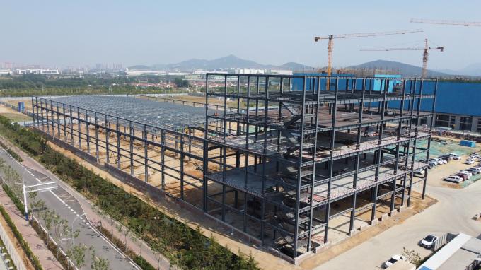 Taller de prefabricación Cisterna industrial Cuadro de metal Cisterna de almacén Estructura de acero de alta resistencia 7