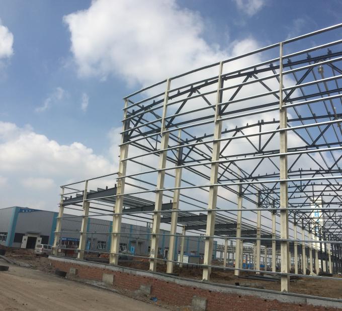 Estructura del marco de acero del almacén Estructura de acero preensamblada 0