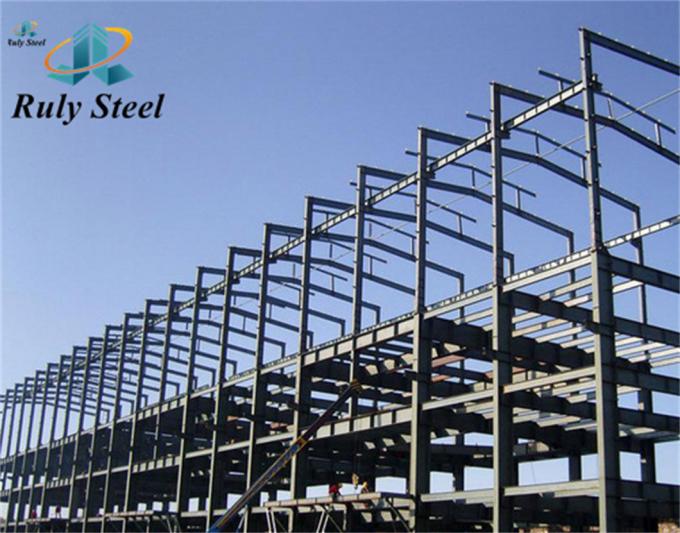 Casa de aves de corral de acero de larga envergadura Edificio de casas prefabricadas Construcción 1
