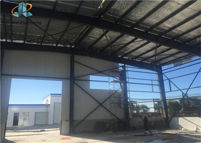 Almacén de acero estructural prefabricado de alta resistencia resistente para una capacidad de carga superior 0